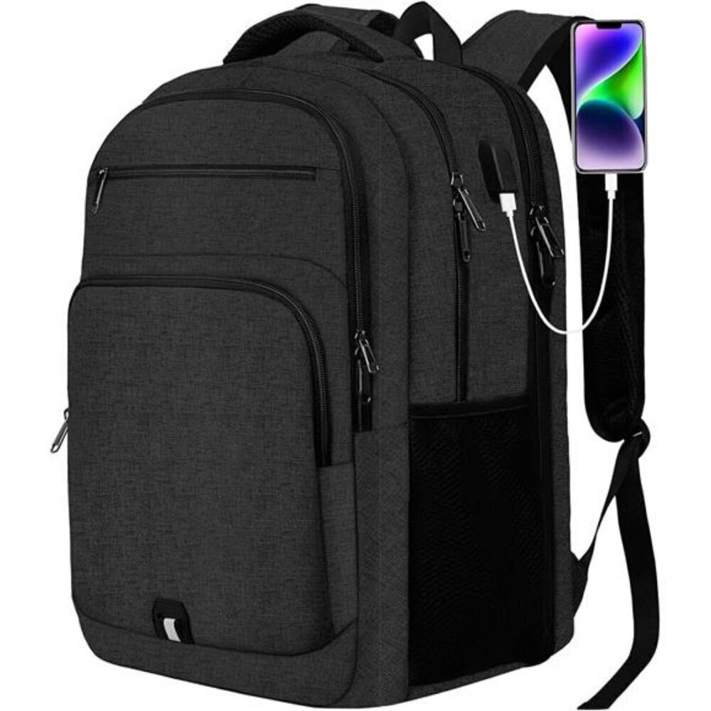 Large Laptop Backpack 17.3 inch Travel Business Anti-Theft